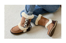 Load image into Gallery viewer, Side Lace Premium Sheepskin Ugg Boots