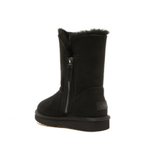 Load image into Gallery viewer, RILEY - WOMEN'S CLASSIC SIDE ZIP UGG BOOT - BLACK