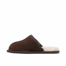 Load image into Gallery viewer, Premium Men's Scuff - Australian Sheepskin - Flexible Non-Slip Slippers