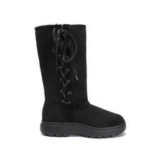 Load image into Gallery viewer, SIDE LACE SHEEPSKIN UGG BOOTS - 100% AUSTRALIAN A GRADE DOUBLE FACE SHEEPSKIN