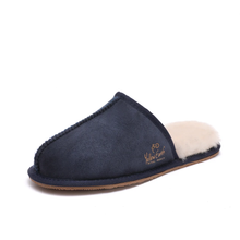 Load image into Gallery viewer, Premium Men's Scuff - Australian Sheepskin - Flexible Non-Slip Slippers