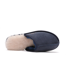 Load image into Gallery viewer, Premium Men's Scuff - Australian Sheepskin - Flexible Non-Slip Slippers