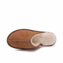 Load image into Gallery viewer, Premium Men's Scuff - Australian Sheepskin - Flexible Non-Slip Slippers