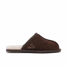 Load image into Gallery viewer, Premium Men's Scuff - Australian Sheepskin - Flexible Non-Slip Slippers