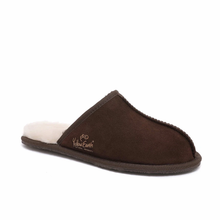 Load image into Gallery viewer, Premium Men's Scuff - Australian Sheepskin - Flexible Non-Slip Slippers