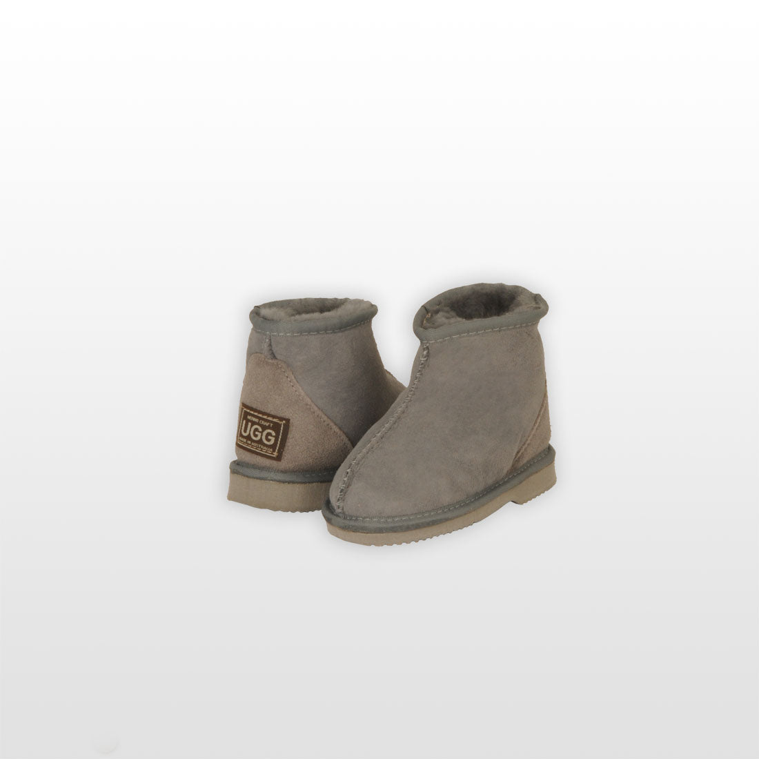 Grey boy ugg boots on sale