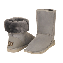 Load image into Gallery viewer, Classic Short Ugg Boots - Grey - 100% Genuine Australian Sheepskin