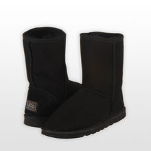 Load image into Gallery viewer, Classic Short Ugg Boots - Black - 100% Genuine Australian Sheepskin