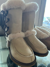 Load image into Gallery viewer, Side Lace Premium Sheepskin Ugg Boots