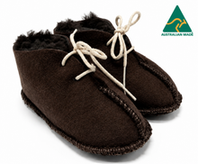 Load image into Gallery viewer, Australian Made Baby Premium Sheepskin Lace-Up Booties