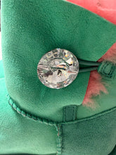 Load image into Gallery viewer, Watermelon Crystal Button UGG Boots – Australian Made Premium Sheepskin