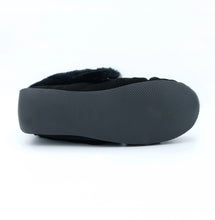 Load image into Gallery viewer, Back Supported  Moccasins - Black - Premium Sheepskin Australian Made