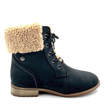 Load image into Gallery viewer, Nora Curly Wool Lace-Up Sheepskin Boots – Premium Women's Winter Boots