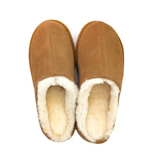 Load image into Gallery viewer, Brodie Suede Sheepskin Lined Scuff Slippers