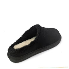 Load image into Gallery viewer, Brodie Suede Sheepskin Lined Scuff Slippers