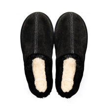 Load image into Gallery viewer, Brodie Suede Sheepskin Lined Scuff Slippers