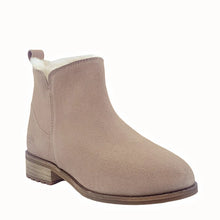 Load image into Gallery viewer, Ceno Ankle Boots – Premium Sheepskin Lined with Side Zip &amp; Stacked Heel