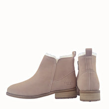 Load image into Gallery viewer, Ceno Ankle Boots – Premium Sheepskin Lined with Side Zip &amp; Stacked Heel