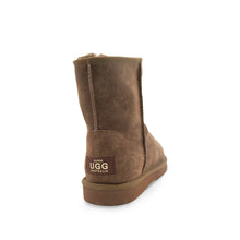 Load image into Gallery viewer, Classic Short Ugg Boots - Chocolate Brown - 100% Genuine Australian Sheepskin