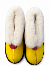 Load image into Gallery viewer, PRINCESS UGG SLIPPERS - 100% AUSTRALIAN SHEEPSKIN INDOOR SLIPPERS - YELLOW