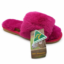 Load image into Gallery viewer, Australian Made Sheepskin UGG Slides