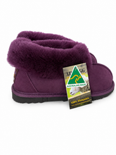 Load image into Gallery viewer, PRINCESS UGG SLIPPERS - 100% AUSTRALIAN SHEEPSKIN INDOOR SLIPPERS -  RAISIN