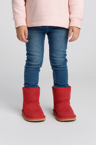 Australian Made Kids Mini UGG Boots | Genuine Double-Faced Sheepskin, Warm & Non-Slip Winter Boots