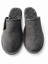 Load image into Gallery viewer, Mens Scuff Slippers - Grey