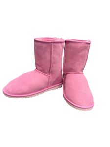 Classic Short Ugg Boots - Pink - Premium Australian Double Face Sheepskin