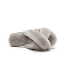 Load image into Gallery viewer, Luna - Premium Sheepskin Crossover Women's Slippers