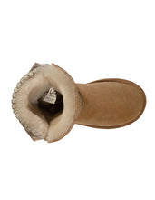 Load image into Gallery viewer, Tundra Australian Made Sheepskin UGG Boots with Knit Collar &amp; Back Zip – Premium Double-Faced Sheepskin Women’s Winter Footwear