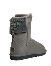 Load image into Gallery viewer, Tundra Australian Made Sheepskin UGG Boots with Knit Collar &amp; Back Zip – Premium Double-Faced Sheepskin Women’s Winter Footwear