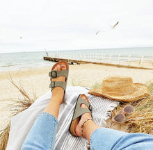 Load image into Gallery viewer, Roman Suede Ugg Sandals