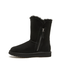 Load image into Gallery viewer, JAMIE - WOMEN&#39;S CLASSIC SIDE ZIP UGG BOOT - BLACK
