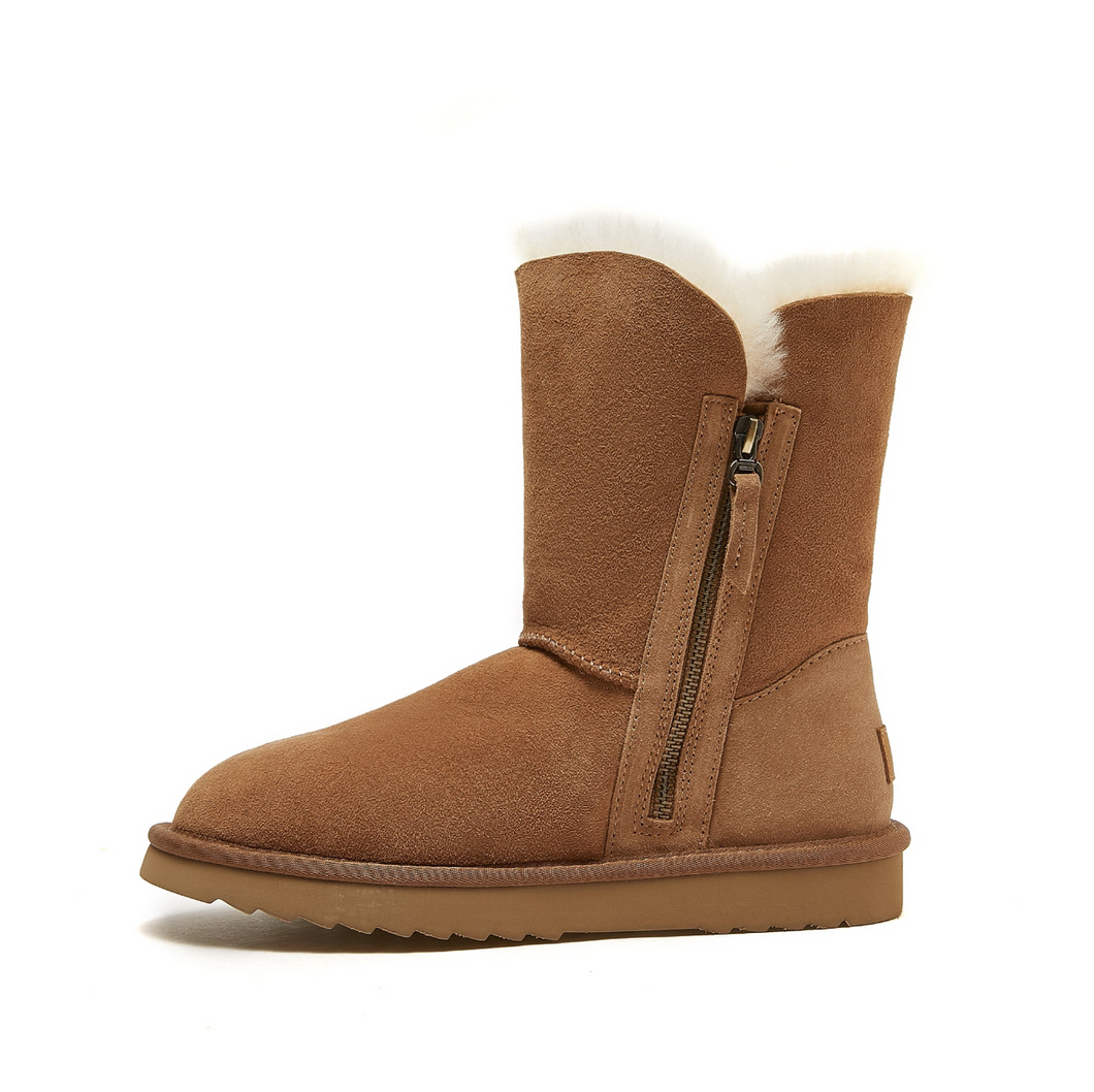 JAMIE WOMEN S CLASSIC SIDE ZIP UGG BOOT CHESTNUT