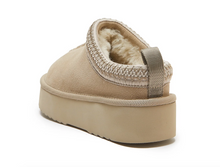 Load image into Gallery viewer, COOPER PLATFORM - MEN&#39;S WOMEN&#39;S UNISEX 4CM PLATFORM SLIP-ON SLIPPER - AUSTRALIAN MERINO SHEEPSKIN