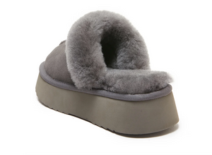 CLASSIC LADY'S SCUFF - PLATFORM SOLE PREMIUM AUSTRALIAN SHEEPSKIN UGG SLIPPERS