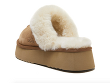 Load image into Gallery viewer, CLASSIC LADY&#39;S SCUFF - PLATFORM SOLE PREMIUM AUSTRALIAN SHEEPSKIN UGG SLIPPERS