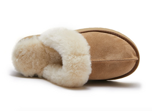 CLASSIC LADY'S SCUFF - PLATFORM SOLE PREMIUM AUSTRALIAN SHEEPSKIN UGG SLIPPERS