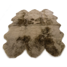 Load image into Gallery viewer, SHEEPSKIN RUG - TAUPE - SUPER SEXTO (200 X 165CM) - LONG WOOL AUSTRALIAN MERINO SHEEPSKIN
