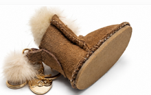 Load image into Gallery viewer, Genuine Sheepskin UGG Boot Keyring