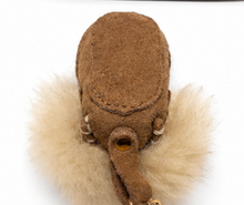 Load image into Gallery viewer, Genuine Sheepskin Moccasin Keyring