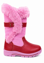 Load image into Gallery viewer, Heritage Buckle Sheepskin Boots - Pink