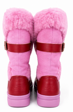 Load image into Gallery viewer, Heritage Buckle Sheepskin Boots - Pink