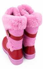 Load image into Gallery viewer, Heritage Buckle Sheepskin Boots - Pink