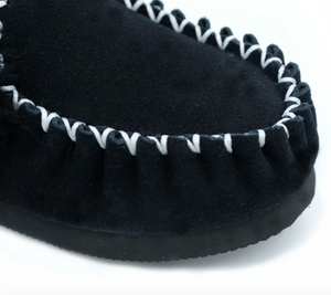 Thick Sole Moccasins - Black