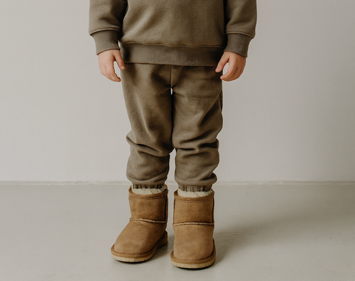 Australian Made Kids Mini UGG Boots | Genuine Double-Faced Sheepskin, Warm & Non-Slip Winter Boots