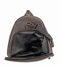 Load image into Gallery viewer, Leather Travel Duffle Bag