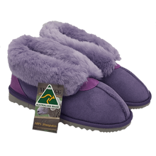 Load image into Gallery viewer, PRINCESS UGG SLIPPERS - 100% AUSTRALIAN SHEEPSKIN INDOOR SLIPPERS - Purple