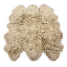 Load image into Gallery viewer, SHEEPSKIN RUG - LINEN - SUPER SEXTO (200 X 165CM) - LONG WOOL AUSTRALIAN MERINO SHEEPSKIN